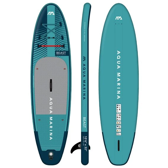 Aqua Marina Beast 10.6 SUP Komplett Set Aufblasbares Stand Up Paddle Board – Bild 2