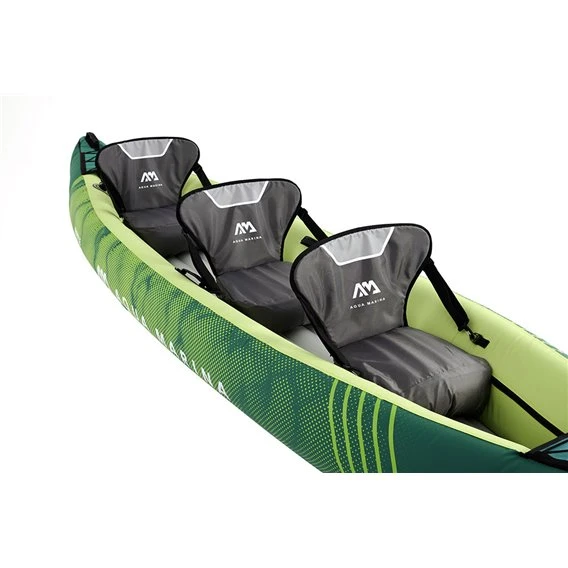 Aqua Marina Ripple 370 Kanu Für 3 Personen Luftboot Set Mit Paddelkombination Und Pumpe – Bild 4