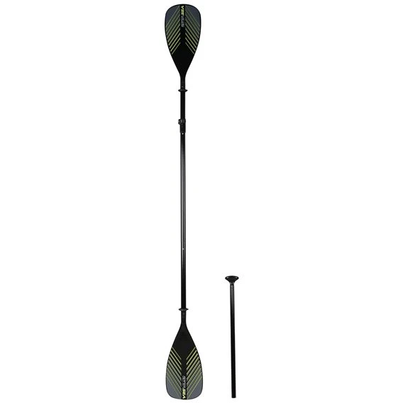 ExtaSea 2-in-1 SUP Fiberglaspaddel Paddelkombination Doppelpaddel Lime – Bild 2