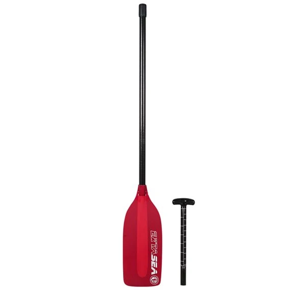 ExtaSea Carbon Kanu Stechpaddel Vario Professional Red – Bild 2