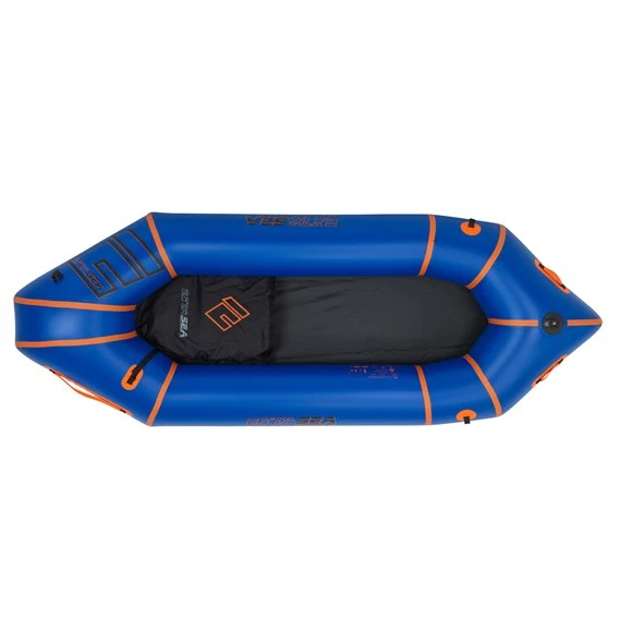 Extasea Packraft 255 1er Trekking Raft Blau TPU Rucksack Luftboot Ultra Leicht – Bild 2
