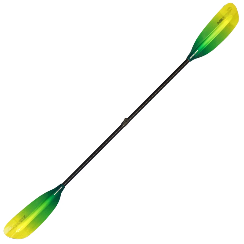 ExtaSea Pro Tour Carbon Vario Doppelpaddel | 220-240cm | 4-teilig | Lime-yellow – Bild 3