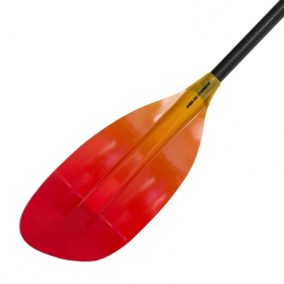 ExtaSea Pro-XL Carbon Vario Doppelpaddel | 220-240cm | 2-teilig | Red-yellow – Bild 6