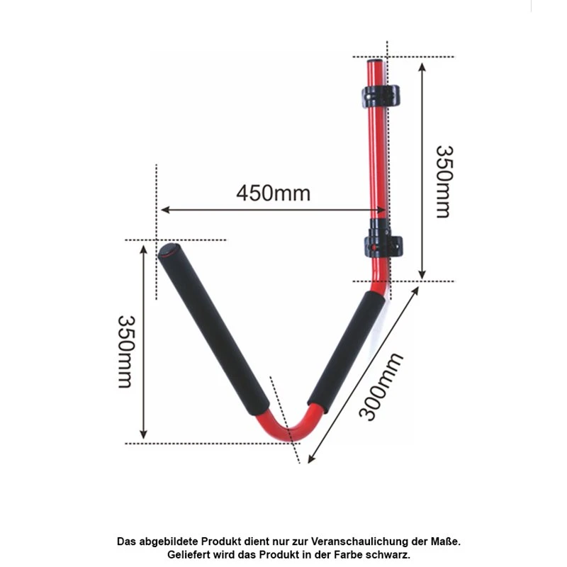 ExtaSea Schwenkbare Kajak Wandhalterung Black – Bild 3