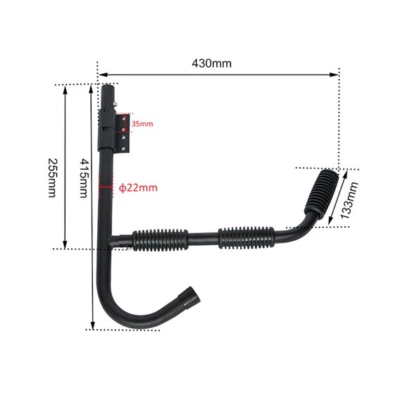 ExtaSea Schwenkbare Kajak Wandhalterung Mit Paddelhalter – Bild 5