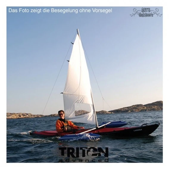 Triton Besegelung Groß Inkl. Ausleger + Vorsegel Für Ladoga 1 Advanced